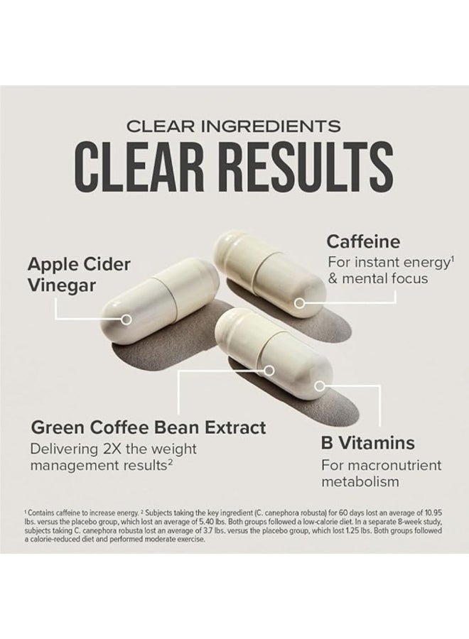 Hydroxycut Original 72 Capsules – Caffeine & Green Coffee Extract Supplement – Energy & Metabolism Support Formula - Image 3